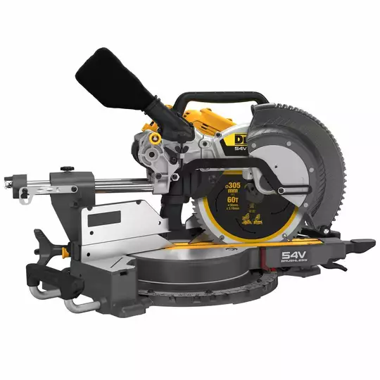 akumulatorowa pilarka tarczowa/ukośnica 305mm, 54V Li-Ion DeWALT [DCS781N-XJ]