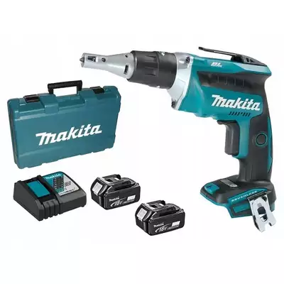 akumulatorowa wkrętarka do płyt G-K, 18V Makita [DFS452RFE] 2x3,0Ah, Li-Ion