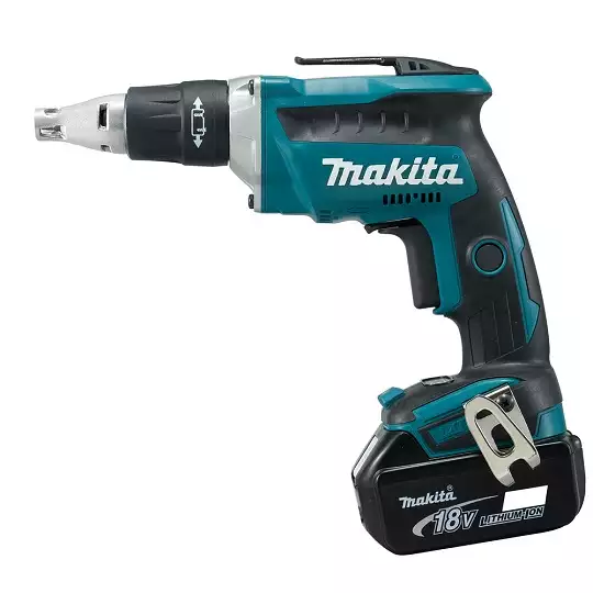 akumulatorowa wkrętarka do płyt G-K, 18V Makita [DFS452RFE] 2x3,0Ah, Li-Ion