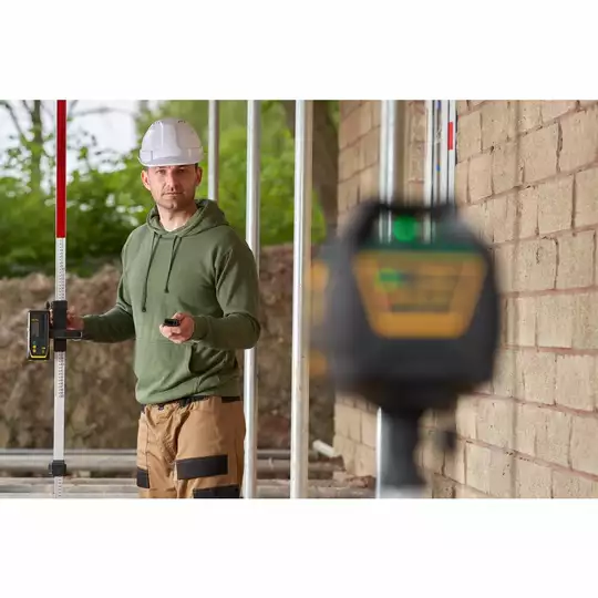 akumulatorowy laser obrotowy 80/600m z wiązką zieloną, Stanley Fatmax X750L-G [FMHT77448-1]