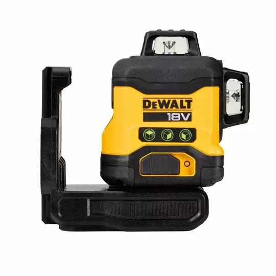 akumulatorowy, samopoziomujący laser 3-wiązkowy 360° z wiązką zieloną do 40m, 18V DeWALT [DCLE34031N-XJ] Li-Ion