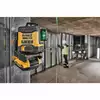 akumulatorowy, samopoziomujący laser 3-wiązkowy 360° z wiązką zieloną do 40m, 18V DeWALT [DCLE34031N-XJ] Li-Ion