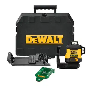 laser 3-wiązkowy 360° z wiązką zieloną do 40m, 18V DeWALT [DCLE34031N-XJ]