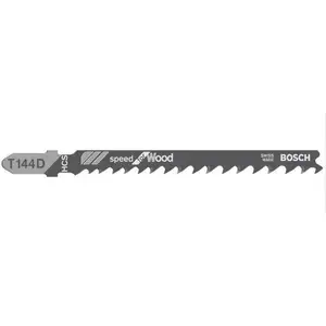 brzeszczot do wyrzynarek 1szt. 100mm do szybkiego cięcia drewna T144D, Bosch [2608633625]