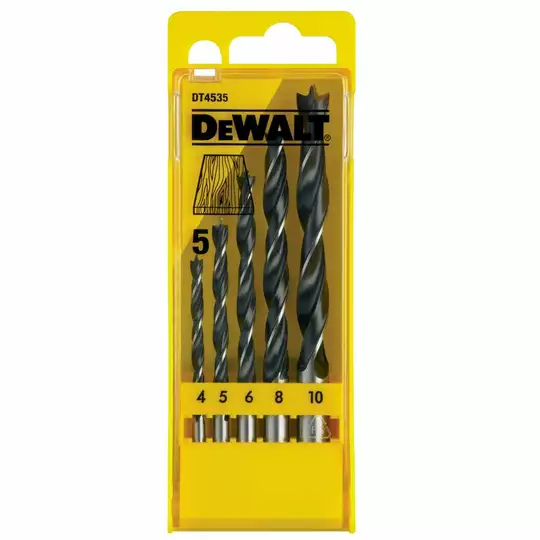 komplet 5szt. wierteł krętych do drewna DeWALT [DT4535-QZ]