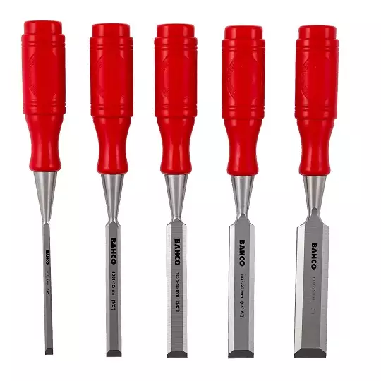 komplet dłut do drewna 5szt. Bahco [9883]