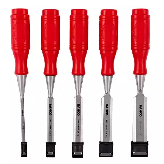 komplet dłut do drewna 5szt. Bahco [9883]