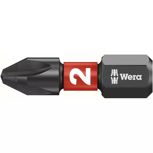 końcówka udarowa Impaktor 1/4" do śrub z gniazdem Philips, rozmiar PH2/25mm, Wera  [05057616001]