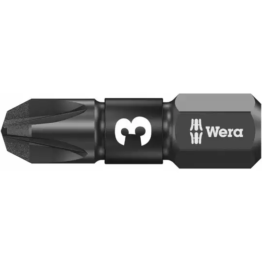 końcówka udarowa Impaktor 1/4" do śrub z gniazdem Pozidriv, rozmiar PZ3/25mm, Wera [05057622001]
