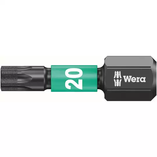 końcówka udarowa Impaktor 1/4" do śrub z gniazdem TORX, rozmiar TX20/25mm, Wera [05057624001]