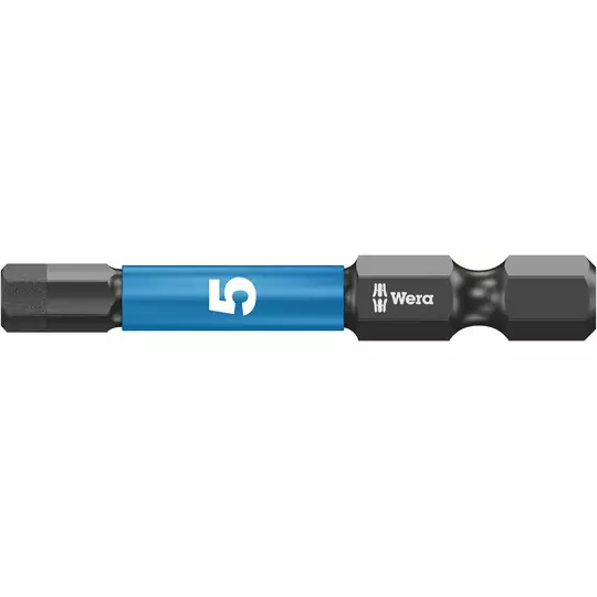 końcówka udarowa imbusowa 1/4" do śrub z gniazdem sześciokątnym, rozmiar HEX 4/50mm, serii 840/4 IMP DC Impaktor, WERA [05057644001]