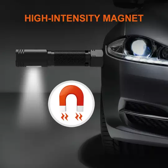 latarka z mocnym światłem białym 1000 lm i mocnym magnesem, NICRON [49NWL81]