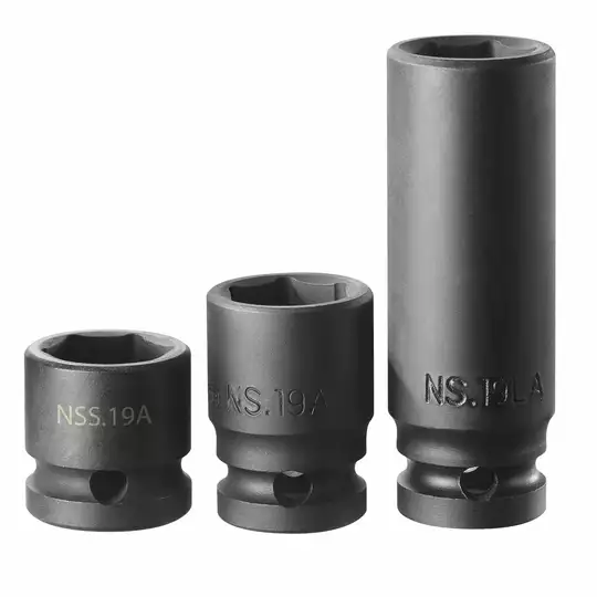 nasadka udarowa krótka, sześciokątna 1/2", rozmiar 17mm, Facom [NSS.17A]