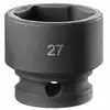 nasadka udarowa krótka, sześciokątna 1/2", rozmiar 27mm, Facom [NSS.27A]