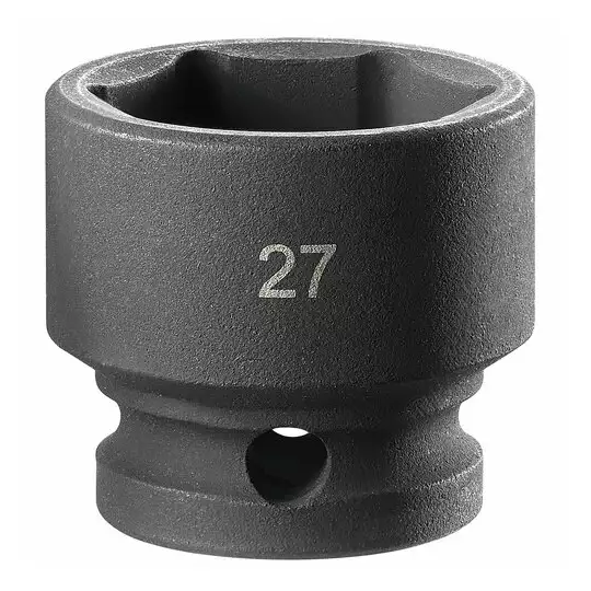nasadka udarowa krótka, sześciokątna 1/2", rozmiar 27mm, Facom [NSS.27A]