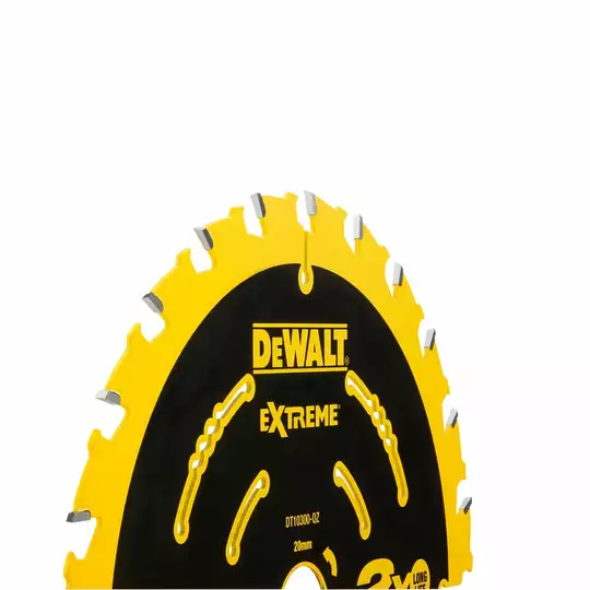 piła tarczowa EXTREME do cięcia drewna 165x20x1,65mm, 24 zęby DeWALT [DT10300-QZ]