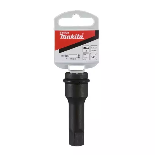 przedłużka udarowa do nasadek 1/2", długość 75mm, Makita [B-55728]