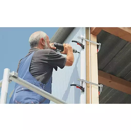 ścisk ślusarski dźwigniowy szybkomocujący stalowy 200x80mm KliKlamp Bessey [KLI20]