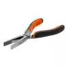 szczypce chromowane, płaskie długie 140mm bez ucinaka, rękojeść wielokomponentowa, Bahco [2421GC-140]