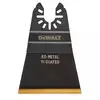 szeroki brzeszczot tytanowy do narzędzi wielofunkcyjnych, 43x65mm, do szybkiego cięcia drewna, drewnie z gwoździami, PVC, DeWalt [DT20747-QZ]