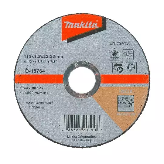 tarcza do cięcia metalu INOX 115/22,23/1,2mm, Makita [D-18764]