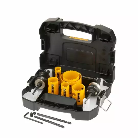 zestaw 10szt. bimetalicznych pił otworowych EXTREME DeWalt [DT90357-QZ] do drewna i metalu