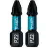 zestaw 2 szt. końcówek udarowych Pozidriv PZ2/25mm, IMPACT BLACK MAKITA [B-63644]