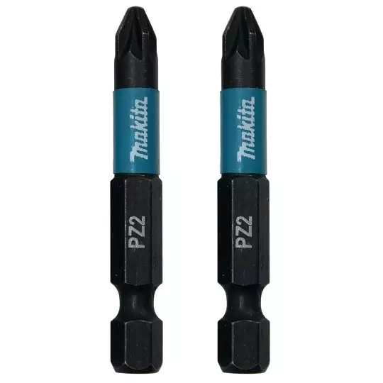 zestaw 2 szt. końcówek udarowych Pozidriv PZ2/50mm, IMPACT BLACK MAKITA [B-63753]