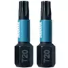 zestaw 2 szt. końcówek udarowych Torx T20/25mm, IMPACT BLACK MAKITA [B-63672]