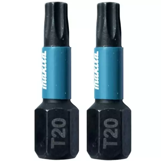 zestaw 2 szt. końcówek udarowych Torx T20/25mm, IMPACT BLACK MAKITA [B-63672]
