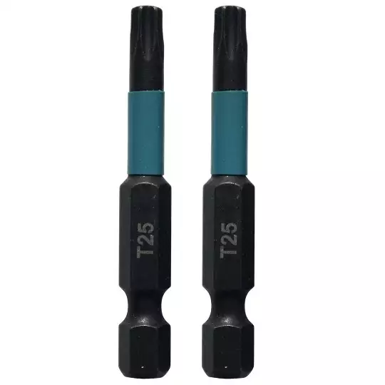 zestaw 2 szt. końcówek udarowych Torx T25/50mm, IMPACT BLACK MAKITA [B-63797]