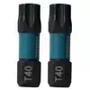 zestaw 2 szt. końcówek udarowych Torx T40/25mm, IMPACT BLACK MAKITA [B-63703]