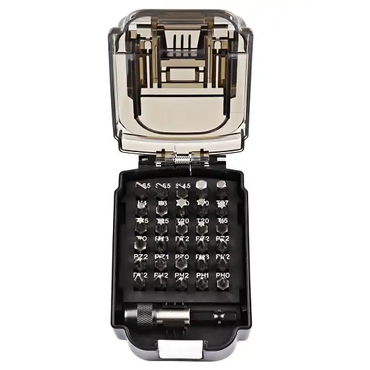 zestaw 31 szt. końcówek w opakowaniu w kształcie akumulatora Makita [B-68317]