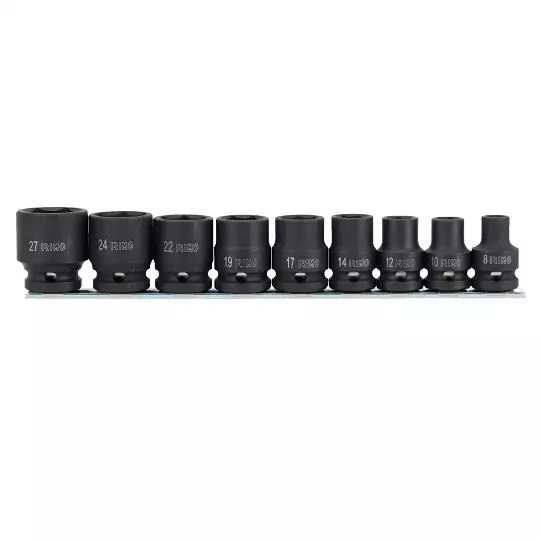 zestaw 9szt. nasadek udarowych sześciokątnych 1/2" M8-M27 Irimo [167-90-2]