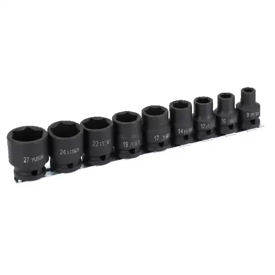 zestaw 9szt. nasadek udarowych sześciokątnych 1/2" M8-M27 Irimo [167-90-2]