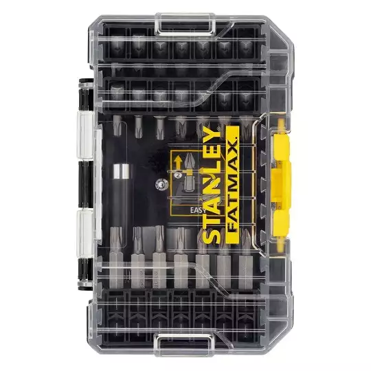 zestaw końcówek i nasadek 1/4" z 2 uchwytami magnetycznymi, 40 szt. FATMAX Stanley [STA88560]