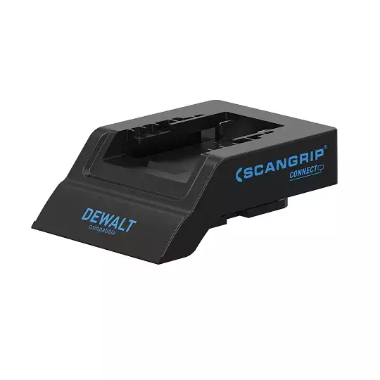 złącze/adapter DEWALT CONNECTOR 18V, do lamp serii CONNECT Scangrip [03.6142C]