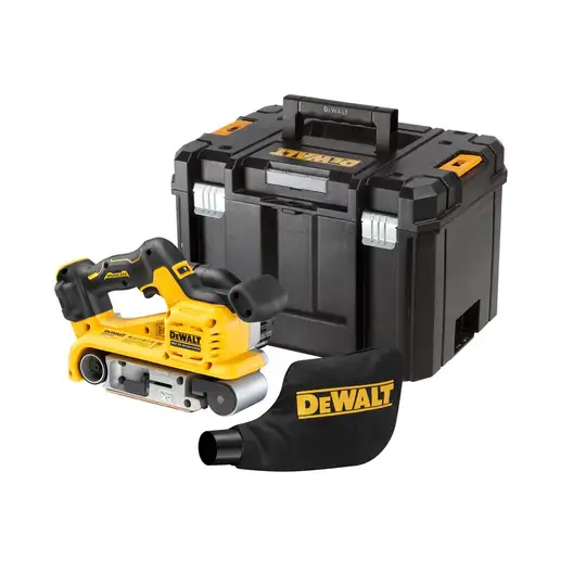 Akumulatorowa szlifierka taśmowa typu czołg, 75x533mm, 18V Li-Ion, DeWalt [DCW220NT-XJ]