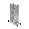 Czteroelementowa aluminiowa drabina przegubowa + 2 podesty CORDA KRAUSE [085214] 4x3 stopnie