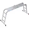 Czteroelementowa aluminiowa drabina przegubowa + 2 podesty CORDA KRAUSE [085214] 4x3 stopnie