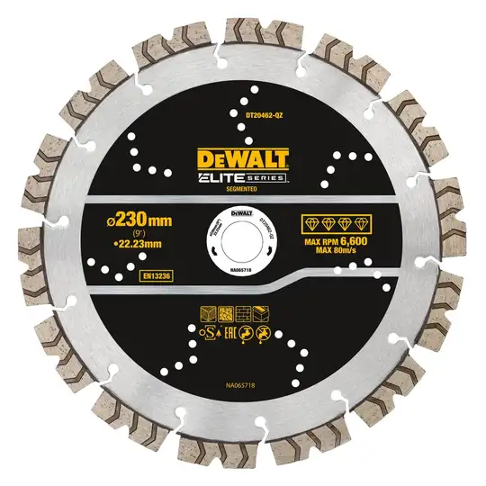 Tarcza diamentowa segmentowa do ciecia betonu 350/25,4mm, serii ELITE, DeWalt [DT20461-QZ]