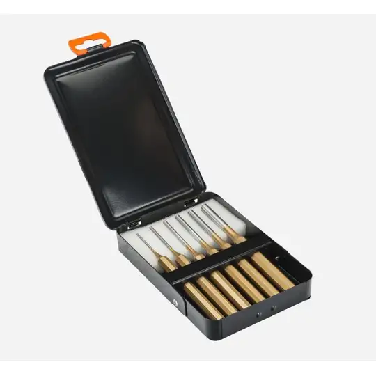 Zestaw 6szt. wybijaków średnica 2, 3, 4, 5, 6, 8mm firmy BAHCO [3734S/6]