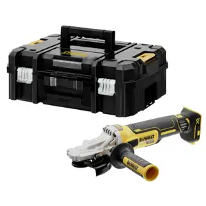 akumulatorowa bezszczotkowa szlifierka kątowa 125mm z płaską obudową przekładni 18V XR Li-Ion, DeWALT [DCG405FNT-XJ] TStak