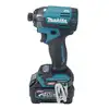 akumulatorowa zakrętarka udarowa 1/4", 40V max XGT, Makita [TD002GD202] 2x2,5Ah, Li-Ion