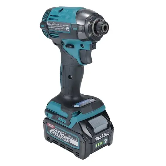 akumulatorowa zakrętarka udarowa 1/4", 40V max XGT, Makita [TD002GD202] 2x2,5Ah, Li-Ion