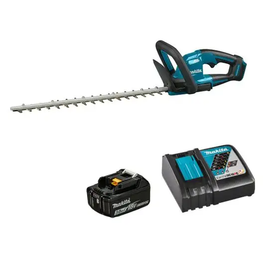 akumulatorowe nożyce do żywopłotu 18V, 50cm, Makita [DUH506RF] 3,0Ah, Li-Ion, LXT