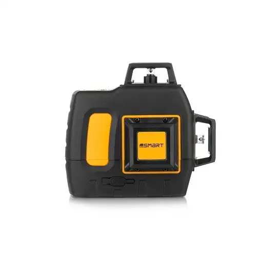 akumulatorowy samopoziomujący laser 3-wiązkowy 360° 3D, z wiązką zieloną do 40m, SMART [SM-06-03040G] 3,6Ah/3,7V, Li-Ion