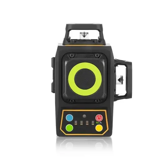 akumulatorowy samopoziomujący laser 3-wiązkowy 360° z wiązką zieloną do 30m, SMART [SM-06-03030GM] 4,0Ah/3,7V, Li-Ion