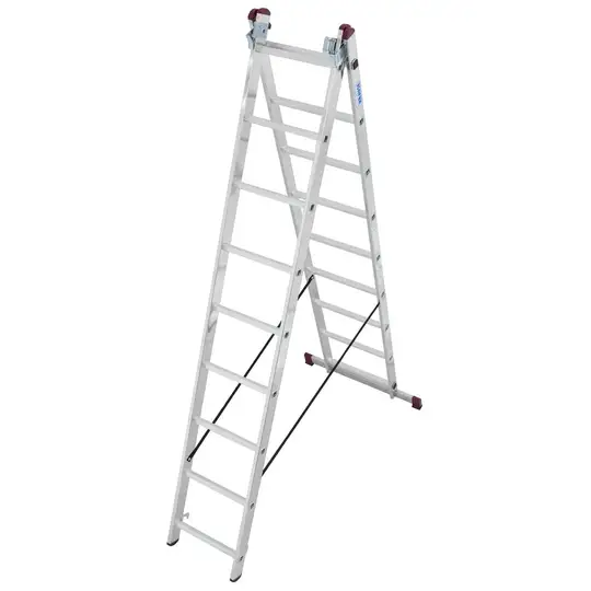 aluminiowa drabina wielofunkcyjna 3 elementowa 3x9 CORDA KRAUSE [033390] z funkcją ustawiania na schodach