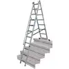 aluminiowa drabina wielofunkcyjna 3x8 TR CORDA KRAUSE [033383] z funkcją ustawiania na schodach